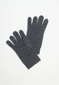 Gants unisex en cachemire 4 fils gris anthracite - UNI 4